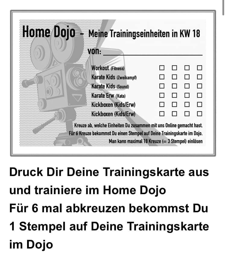 Klar: Die Trainingseinheiten müssen dokumentiert werden; Screenshot Facebook