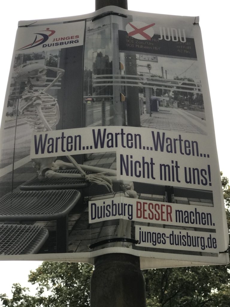 Junges Duisburg: Kommunalwerbung kann auch lustig sein; Foto: Peter Ansmann