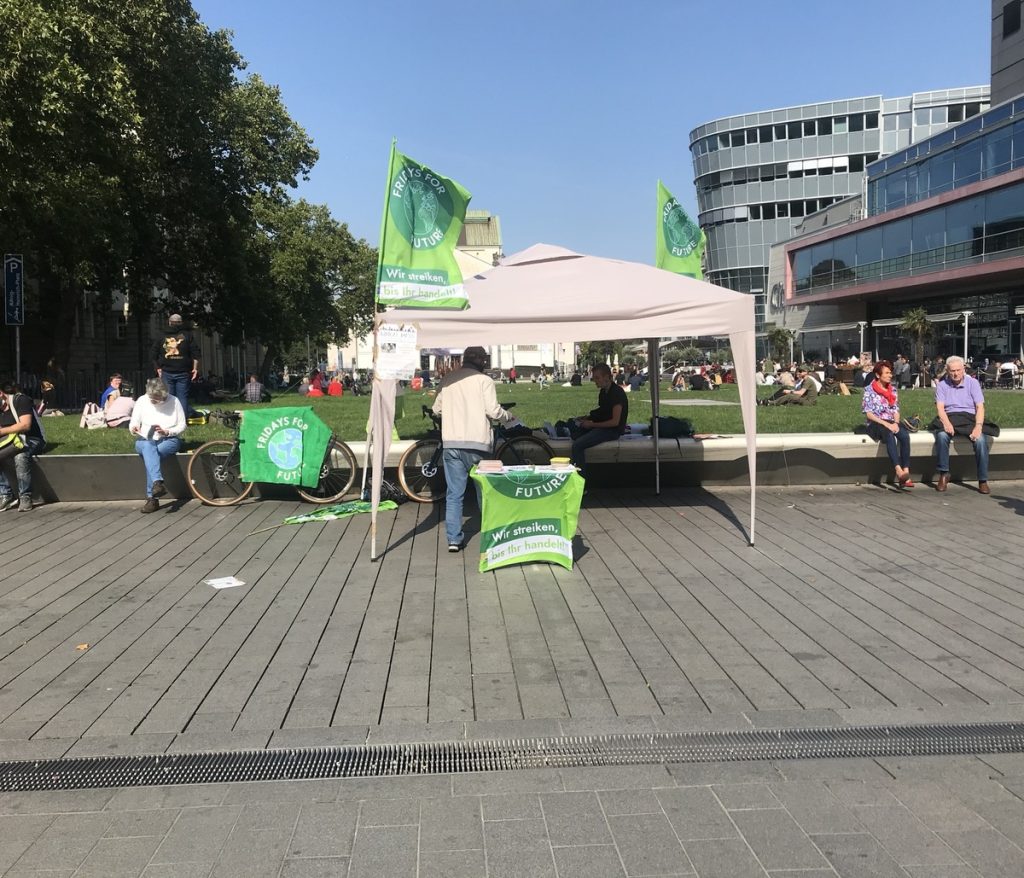 Nix los, weil einen Tag zu spät dran: Fridays for Future; Foto: Peter Ansmann