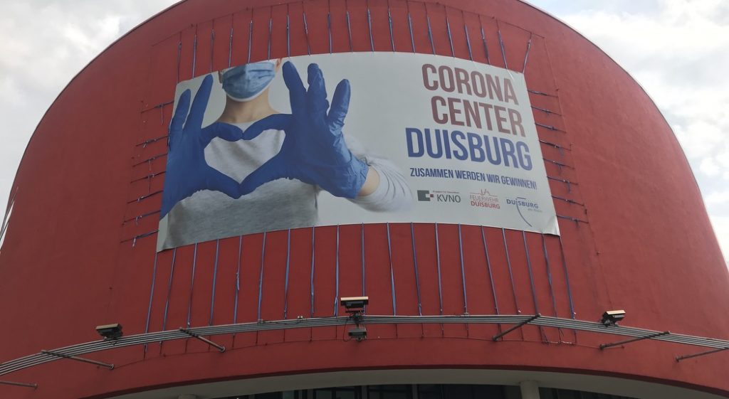 Das Corona Center Duisburg im TaM: Ende September fällt hier der Vorhang; Foto: Peter Ansmann