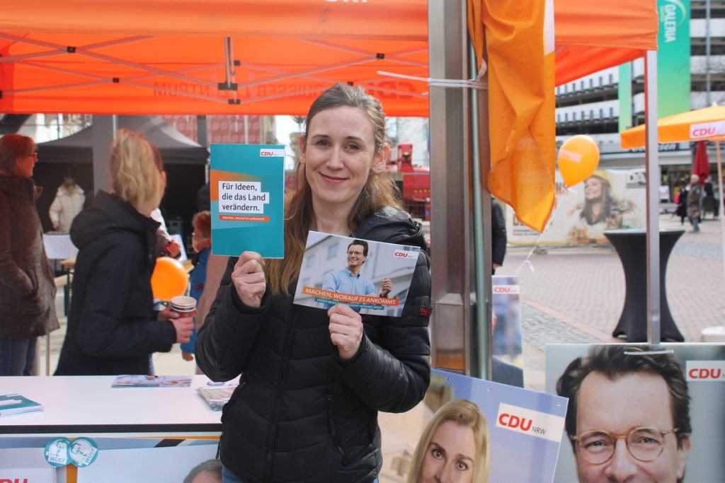 Sonja Dietl (CDU Duisburg Walsum): "Wichtig, dass wir vor allem wieder Kümmerer sind"; Foto: Peter Ansmann