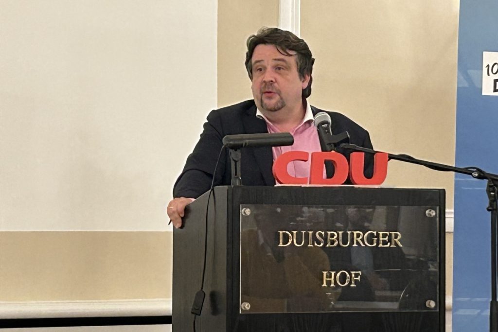 Dennis Radtke: "Eine CDU, die nur noch Kulturkampf macht, wird nicht gebraucht."; Foto: Peter Ansmann
