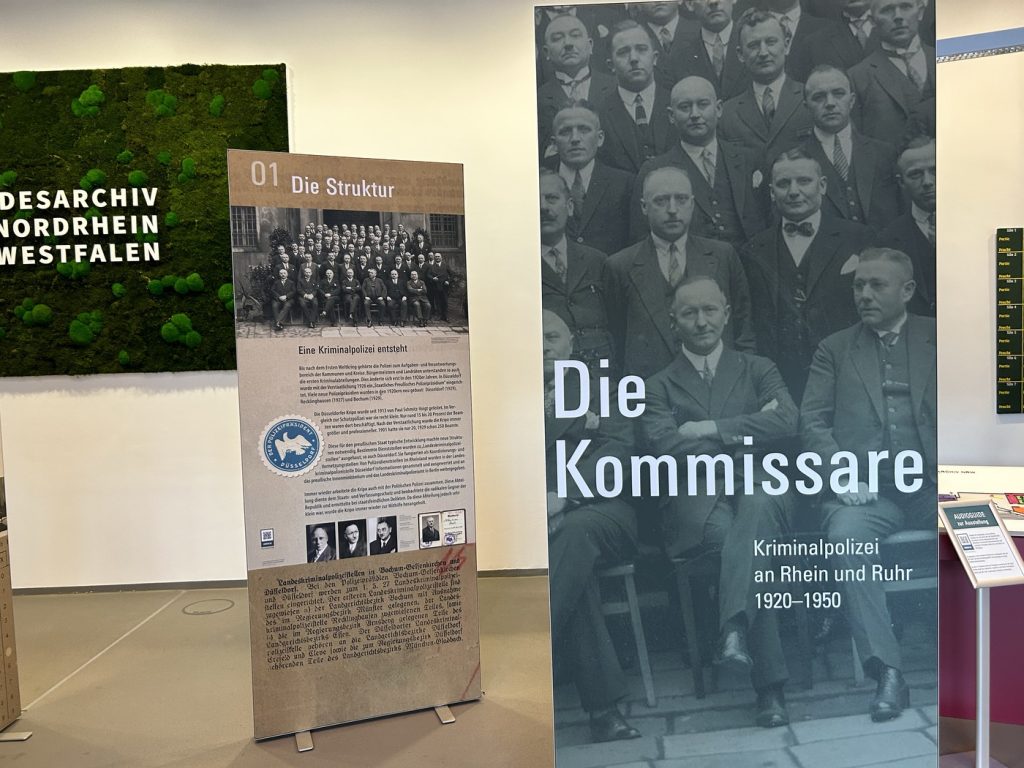 Die Kommissare - Kriminalpolizei an Rhein und Ruhr, 1920 bis 1959: Aktuell im Landesarchiv NRW; Foto: Peter Ansmann
