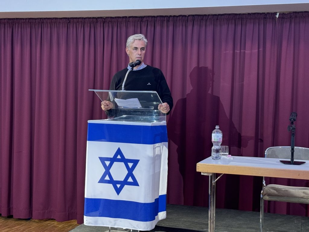 Gil Yaron informierte zur Kriegslage in Israel; Foto: Peter Ansmann
