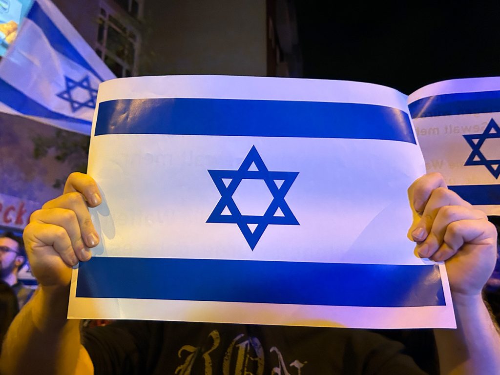 Solidarität mit Israel; Foto: Peter Ansmann