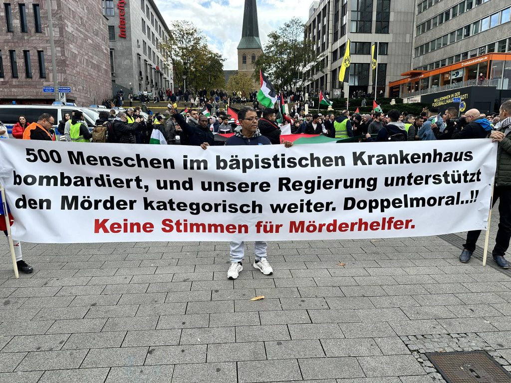 Pro-Hamas-Demo in Dortmund am 28. Oktober 2023; Foto: Stefan Laurin