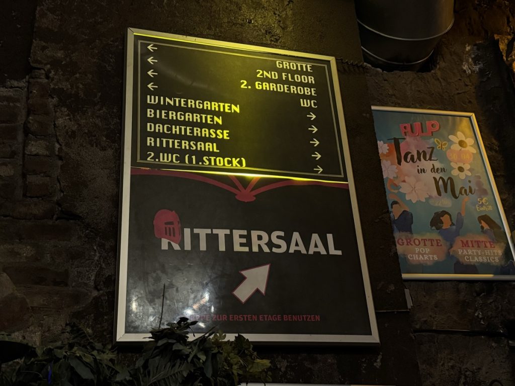 Wegweiser im PULP (Foto: Peter Ansmann)