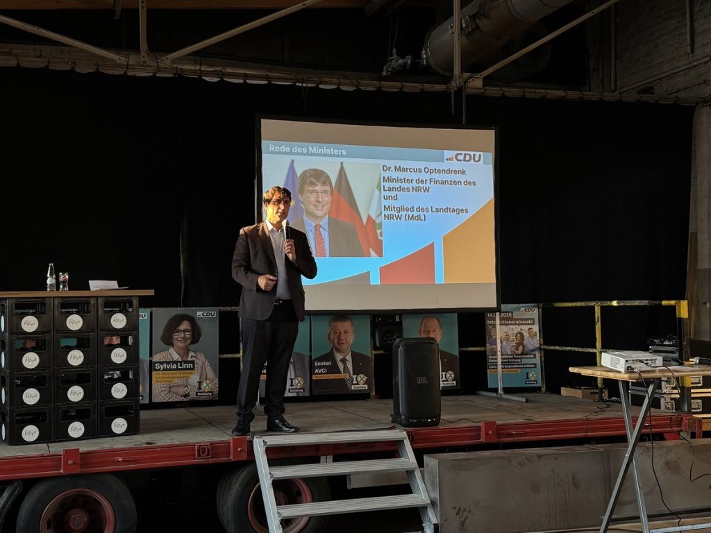 NRW-Finanzminister Dr. Thomas Optendrenk (Foto: Peter Ansmann)