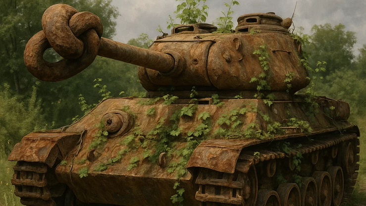 Nie wieder Krieg! KI-Bild. Sora