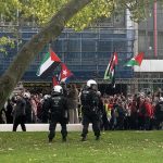 Für Mörder und Vergewaltiger auf der Straße: Die Apologoten des Terrors und der Barbarei in Düsseldorf (Foto: Peter Ansmann)