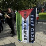 Echte Solidarität mit Palästinensern: "Free Gaza auf Hamas" (Foto: Peter Ansmann)