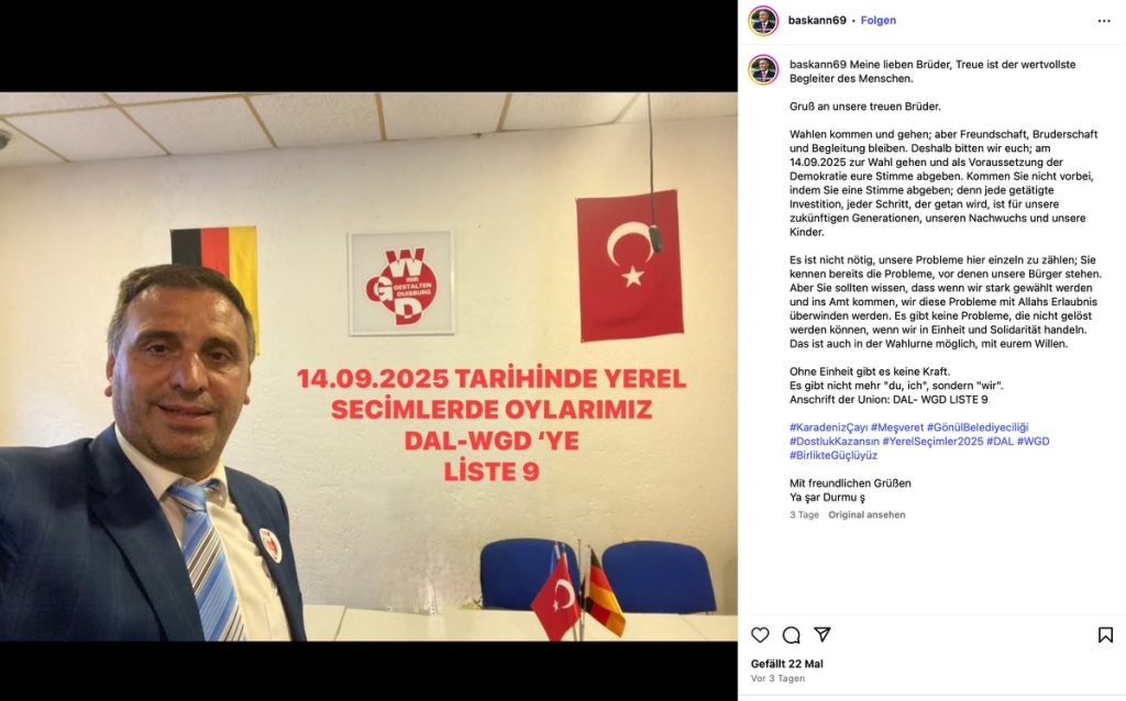 Yasar Durmus auf Instagram (Screenshot Instagram)