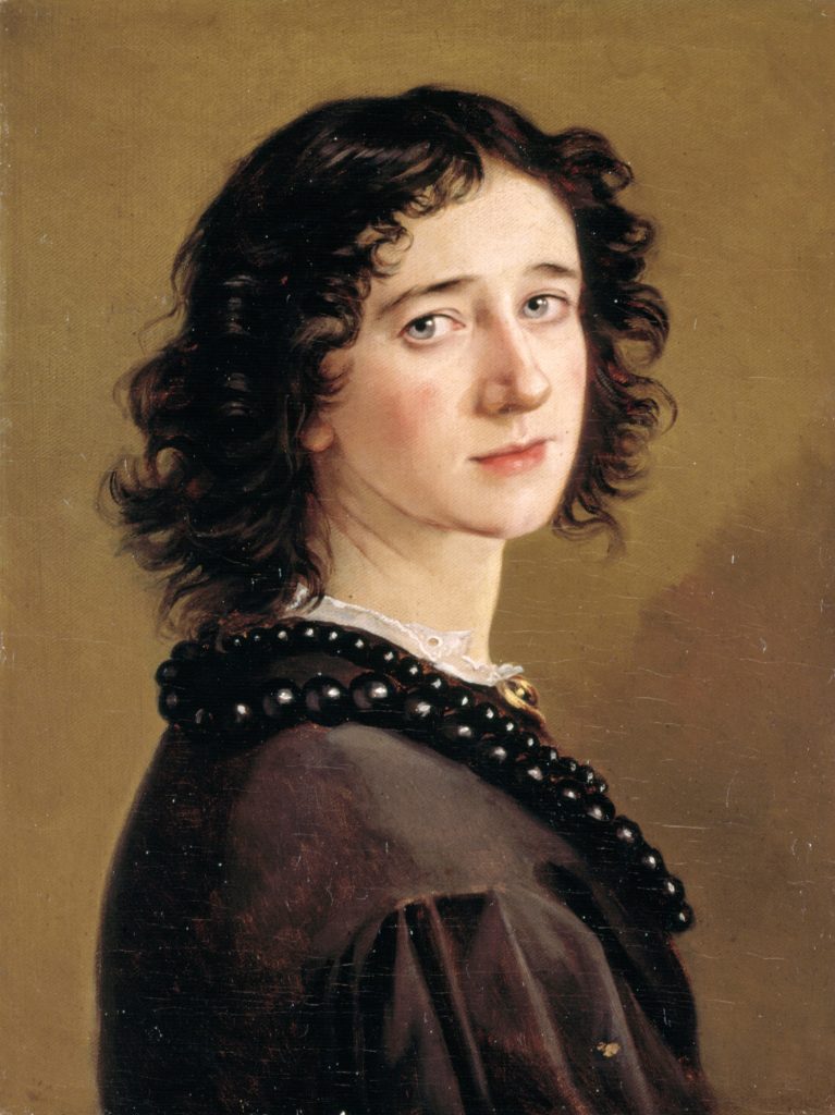 Mathilde Dietrichson, Selbstportrait, 1865, Öl auf Leinwand, 49,6 x 37,2 cm, OsloMuseum. Foto: Rune Aakvik, OsloMuseum (Bildquelle: Kunstpalast Düsseldorf)