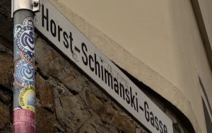 Horst-Schimanski-Gasse in Duisburg-Ruhrort (Foto: Peter Ansmann)