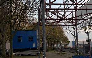 Historischer Dampfdrehkran in Duisburg-Ruhrort (Foto: Peter Ansmann)