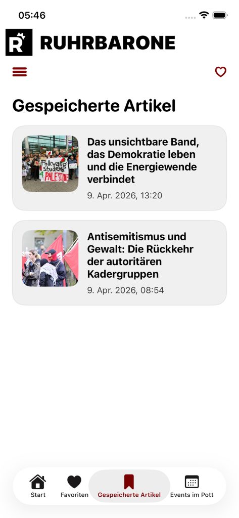 Gespeicherte Artikel