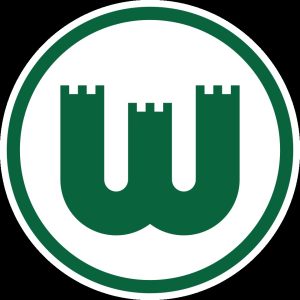 Das Logo des VfL Wolfsburg ab 2026. Quelle: Wikipedia, Lizenz: Gemeinfrei