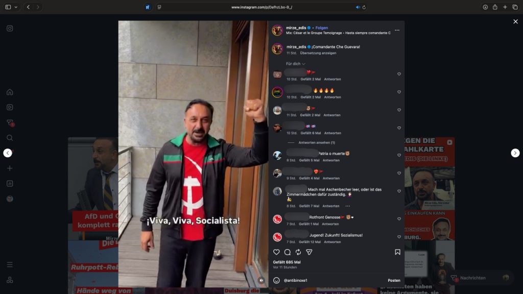 Geschichtsklitternde Folklore mit Hammer und Sicher (Screenshot)