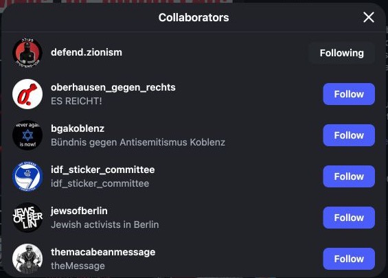 Instagram zeigt sechs Mitverfasser eines Absageaufrufs gegen das Kneecap-Konzert in Oberhausen