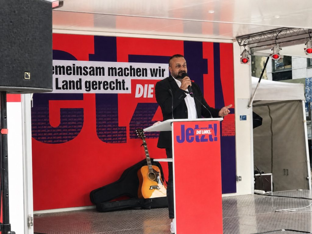 MdB Mirze Edis - Die Linke (Foto, bearbeitet: Peter Ansmann)