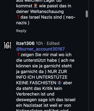 Instagram-Kommentare bezeichnen Israel als Nazistaat und Israelis als Nazis