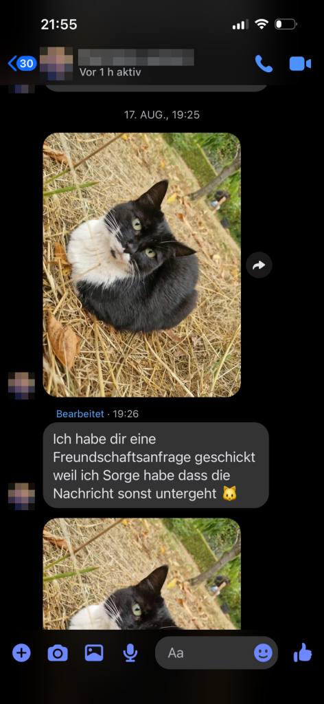 Cleopatra ist im Kleingarten untergekommen (2)