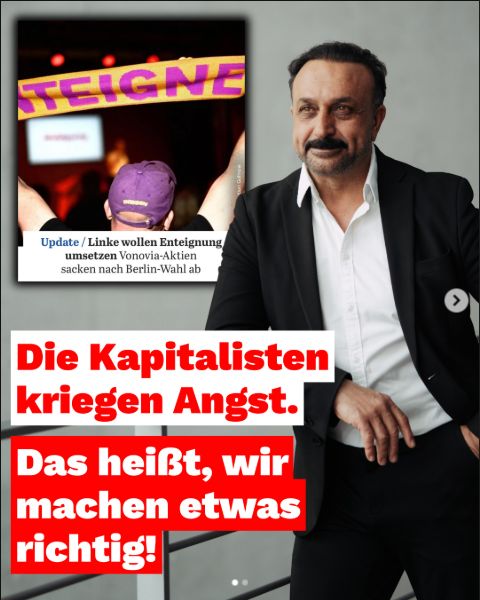 Mirze Edis feiert fallende Vonovia-Aktien als politischen Erfolg.