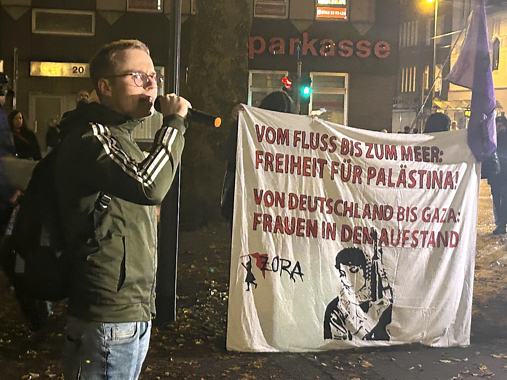 Anti-Israel-Demo am 12.10.2023 in Duisburg-Hochfeld