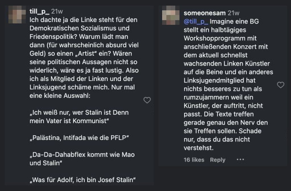 Kritik von till_p_ an Dahabflex und Samuel van Looks Antwort