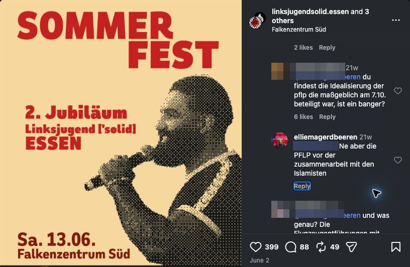 Ellie van Looks Antwort auf Kritik an der PFLP-Idealisierung