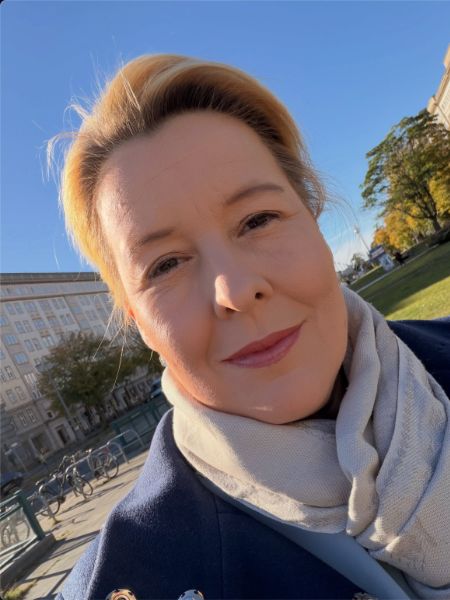 Franziska Giffey im Bild ihres Instagram-Beitrags zum SPD-Mitgliedervotum vom 20. Oktober 2026.